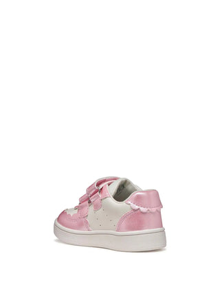 SNEAKERS BAMBINA - GEOX BIANCO-ROSA - B555MA 054AJ 3