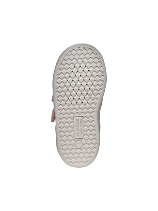 SNEAKERS BAMBINA - GEOX BIANCO-ROSA - B555MA 054AJ 6