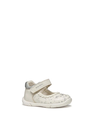 BALLERINA BAMBINA - GEOX BIANCO-ARGENTO - B556DB 054AJ 2