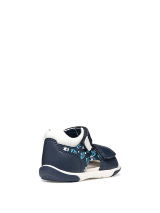 SANDALO BAMBINO - GEOX NAVY-BIANCO - B556EA 05404 4