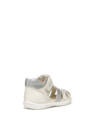 RAGNETTO BAMBINA - GEOX BIANCO-ARGENTO - B556FA 000BC 5