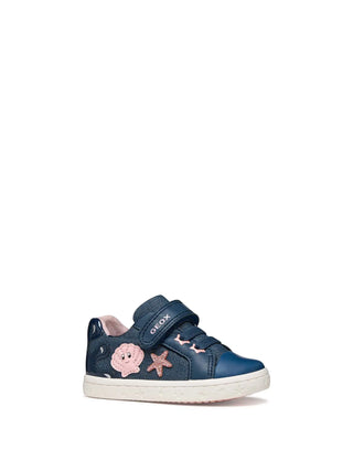 SNEAKERS BAMBINA - GEOX BLU-ROSA - B651MB 00954 2