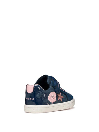 SNEAKERS BAMBINA - GEOX BLU-ROSA - B651MB 00954 4