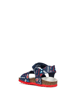 SANDALO BAMBINO - GEOX NAVY-ROSSO - B652QB 00004 3