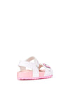 SANDALO BAMBINA - GEOX BIANCO-ROSA - B652RA 000BC 4
