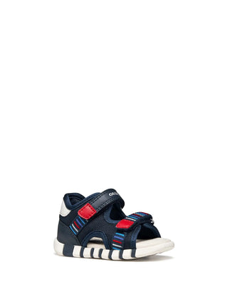 SANDALO BAMBINO - GEOX NAVY-ROSSO - B655PA 0BC14 2