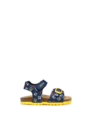 SANDALO BAMBINO - GEOX NAVY-GIALLO - B922QA 00004