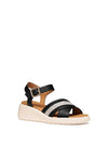 SANDALO DONNA - GEOX NERO - D550EG 05411 2