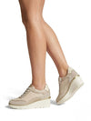 SNEAKERS DONNA - GEOX BEIGE-TAUPE - D55RAB 05422 8