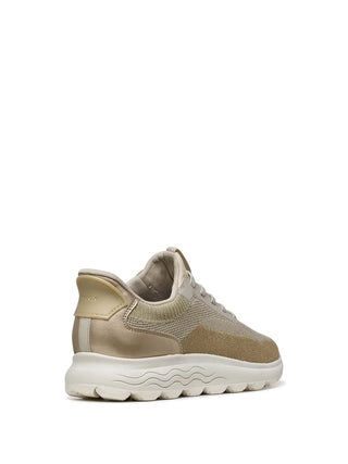 SNEAKERS DONNA - GEOX SABBIA-ORO - D567MA 06KNF 4