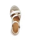 SANDALO DONNA - GEOX BIANCO-ORO - D650JA 054AJ 5