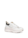 SNEAKERS DONNA - GEOX BIANCO-ORO - D651FB 09BBN 2