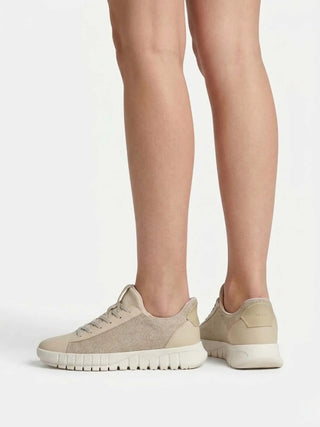 SNEAKERS DONNA - GEOX TAUPE - D657SB 0AS54 7