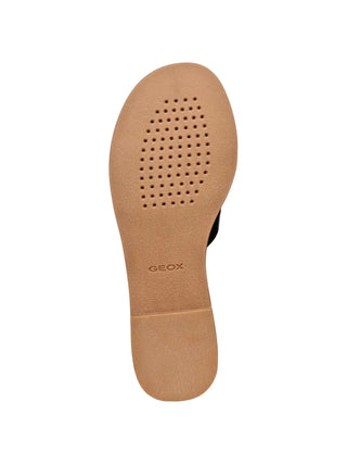 SCALZATO DONNA - GEOX NERO-CAMEL - D65YMP 0001J 6