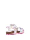 SANDALO RAGAZZA - GEOX BIANCO-ROSA - J158MC 000FC 4