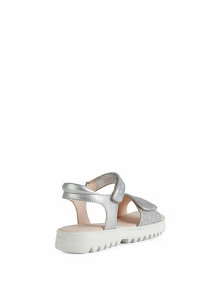 SANDALO RAGAZZA - GEOX ARGENTO - J256EB 0NFEW 4