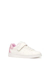 SNEAKERS RAGAZZA - GEOX BIANCO-ROSA - J36LRA 054BJ 2