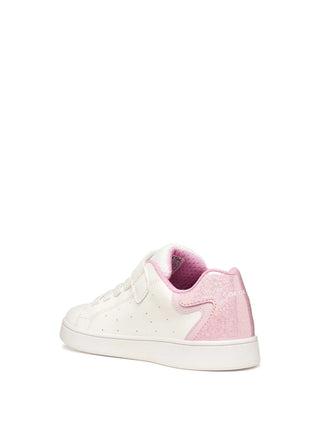 SNEAKERS RAGAZZA - GEOX BIANCO-ROSA - J36LRA 054BJ 3