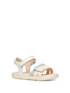 SANDALO RAGAZZA - GEOX BIANCO-MULTI - J458ZD 000BC 2