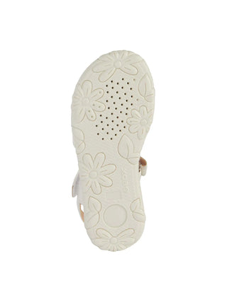 SANDALO RAGAZZA - GEOX BIANCO-ARGENTO - J458ZD 000NF 6