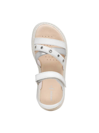 SANDALO RAGAZZA - GEOX BIANCO - J45DBI 000BC 5