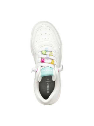 SNEAKERS RAGAZZO - GEOX BIANCO-MULTI - J45HXD 000BC 5