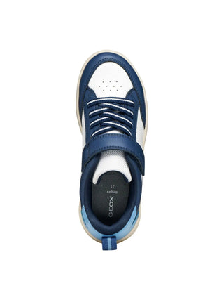 SNEAKERS RAGAZZO - GEOX BIANCO-NAVY - J45LQA 000BC 5