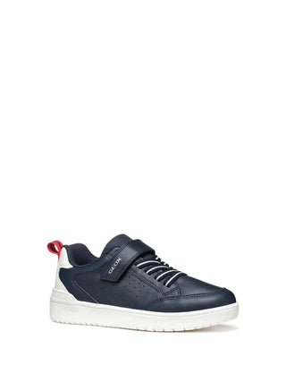 SNEAKERS RAGAZZO - GEOX NAVY-BIANCO - J45LQA 05411 2