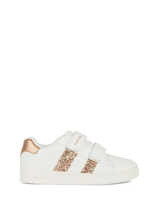 SNEAKERS RAGAZZA - GEOX BIANCO-ROSA - J45LRA 000BC