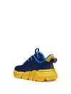 SNEAKERS RAGAZZO - GEOX NAVY-GIALLO - J46N1A 0149J 3