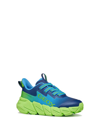 SNEAKERS RAGAZZO - GEOX BLU-VERDE - J46N1A 02A9J 2