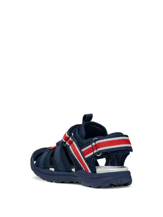 RAGNETTO RAGAZZO - GEOX NAVY-ROSSO - J555XA 01454 3