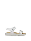 SANDALO RAGAZZA - GEOX BIANCO-ARGENTO - J55EAE 0BCEW 1