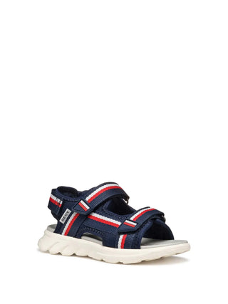SANDALO RAGAZZO - GEOX NAVY-ROSSO - J55F1C 01511 2