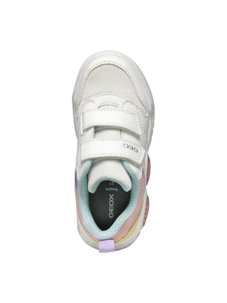 SNEAKERS RAGAZZA - GEOX BIANCO-MULTI - J55HPA 014BU 5