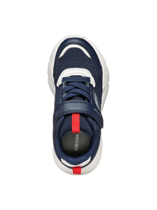 SNEAKERS RAGAZZO - GEOX NAVY-ROSSO - J55MQB 01454 5