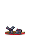 SANDALO RAGAZZO - GEOX NAVY-ROSSO - J658LC 0006A 1