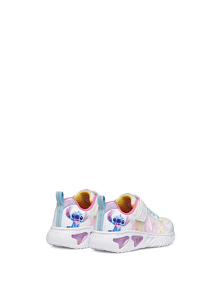 SNEAKERS RAGAZZA - GEOX BIANCO-MULTI - J65E9B 0AN02 3