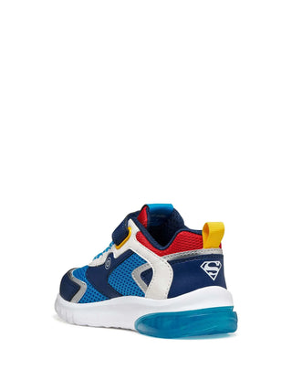 SNEAKERS RAGAZZO - GEOX BLU-ROSSO - J65LBB 01454 3