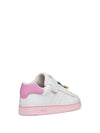 SNEAKERS RAGAZZA - GEOX BIANCO-ROSA - J65LRF 000BC 4