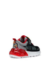 SNEAKERS RAGAZZO - GEOX NERO-ROSSO - J65LYA 011CE 4