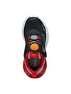SNEAKERS RAGAZZO - GEOX NERO-ROSSO - J65LYA 011CE 5