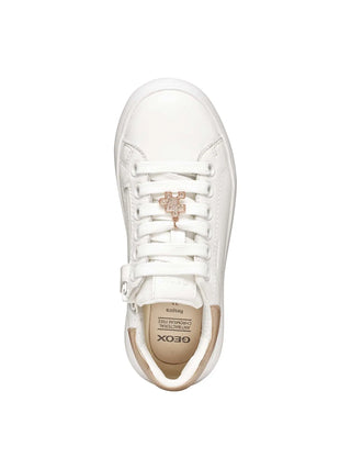 SNEAKERS RAGAZZA - GEOX BIANCO-ROSA - J65MRA 00085 5