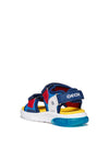 SANDALO RAGAZZO - GEOX BLU-ROSSO - J65MXC 01454 3
