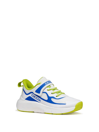 SNEAKERS RAGAZZO - GEOX BIANCO-BLU - J65P7F 01454 2