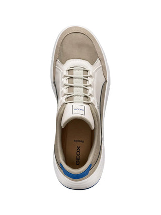 SNEAKERS UOMO - GEOX BIANCO-SABBIA - U659KA 0EK14 5