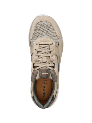 SNEAKERS UOMO - GEOX SABBIA - U65HUA 01422 5