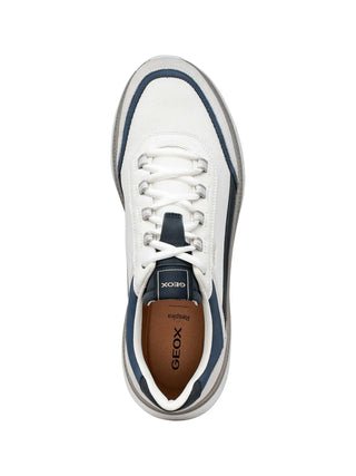 SNEAKERS UOMO - GEOX BIANCO-NAVY - U65HUC 0149B 5