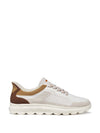 SNEAKERS UOMO - GEOX BIANCO-MARRONE - U65MPE 06KEK 1