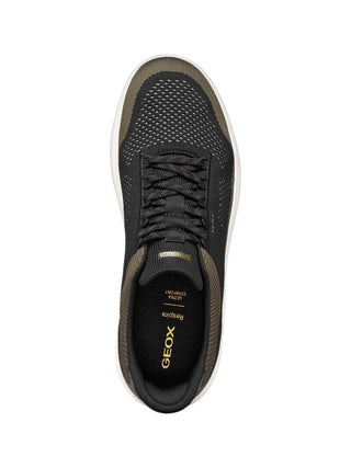 SNEAKERS UOMO - GEOX NERO-VERDE - U65MPE 06KEK 5